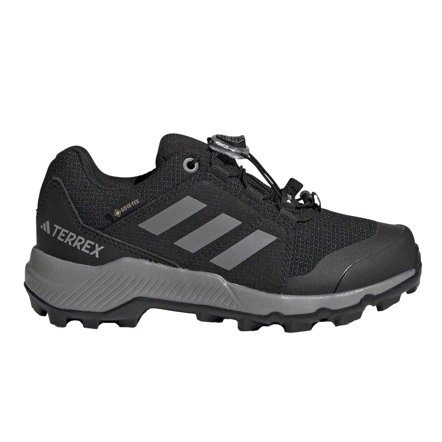 Black - Front - Adidas Childrens-Kids Terrex GORE-TEX Hiking Shoes