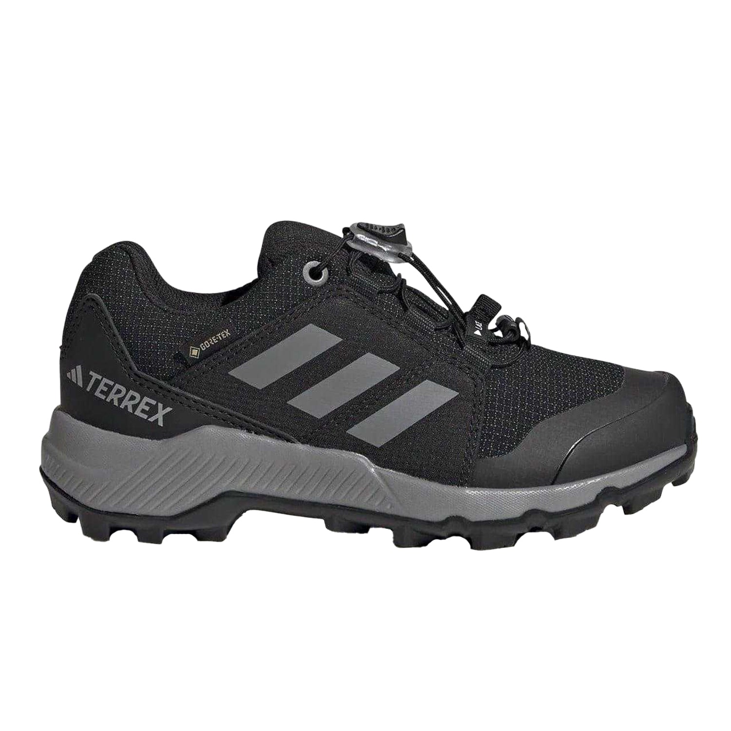 Black - Front - Adidas Childrens-Kids Terrex GORE-TEX Hiking Shoes