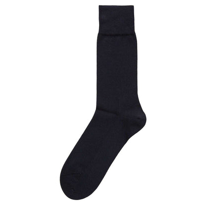 Navy - Back - Boss Mens Plain Lightweight Socks