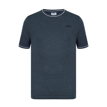 Charcoal Marl - Front - Slazenger Mens Cotton T-Shirt