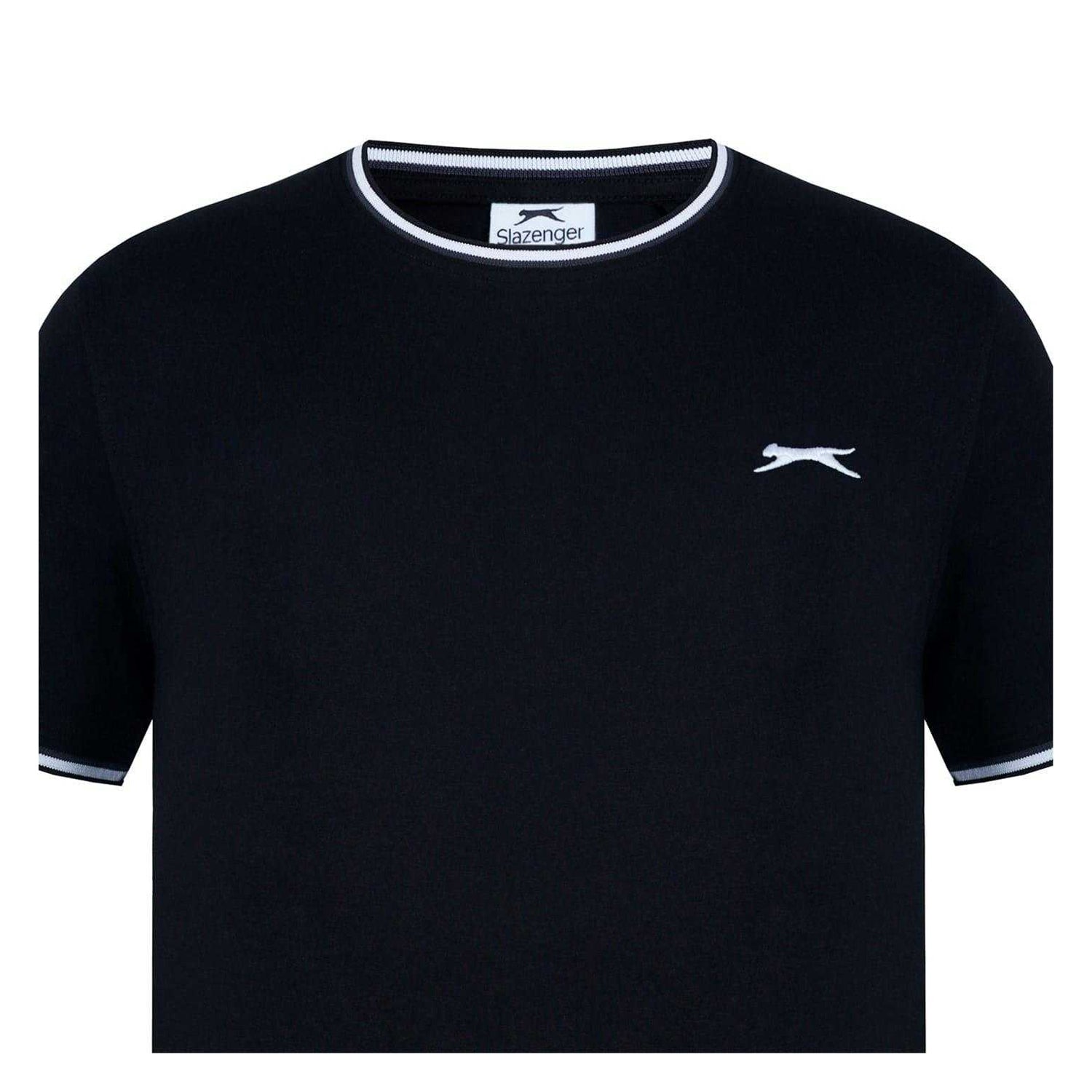 Black - Lifestyle - Slazenger Mens Cotton T-Shirt
