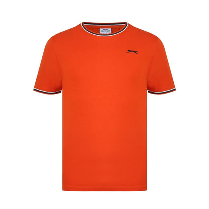 Spicy Orange - Front - Slazenger Mens Cotton T-Shirt