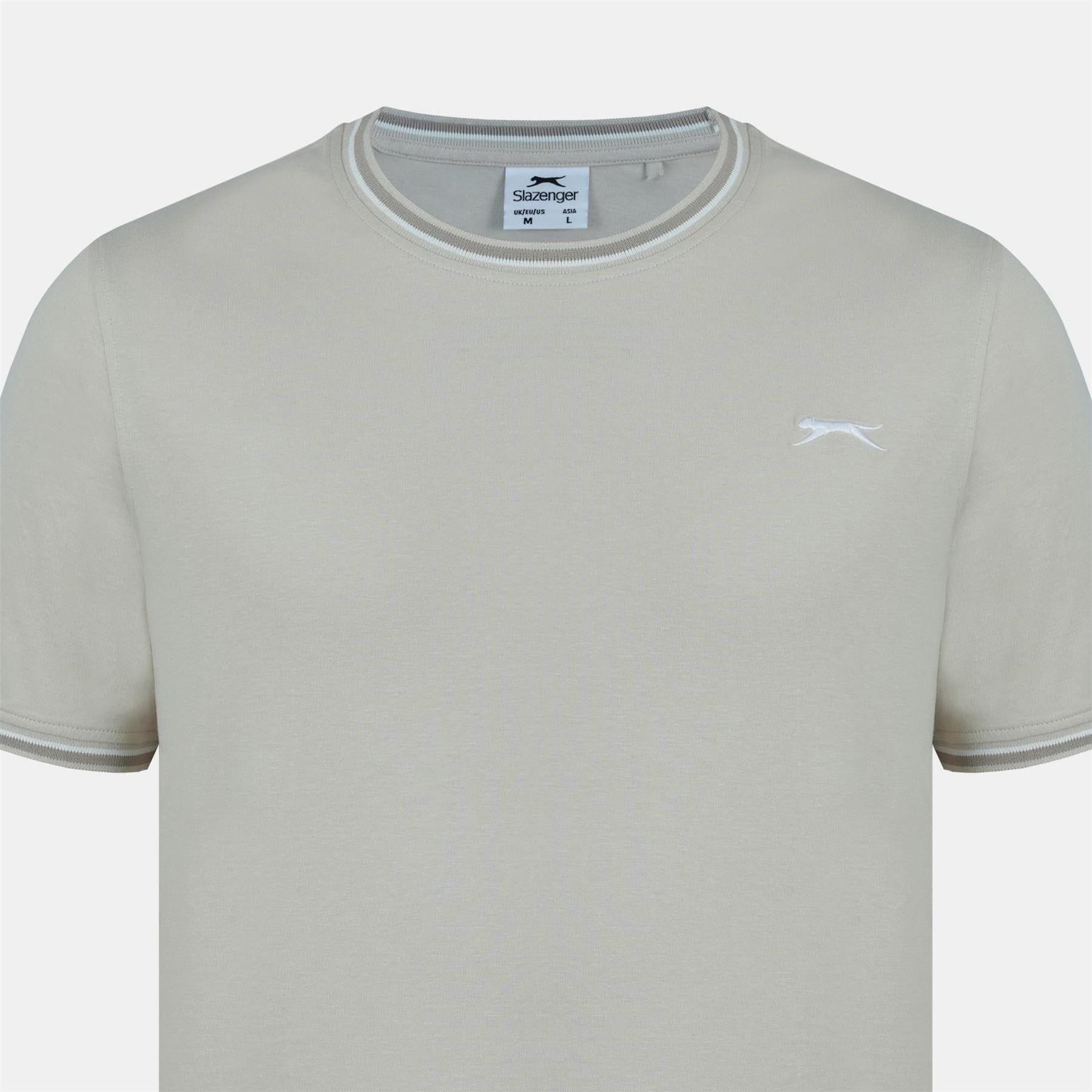 Stone - Lifestyle - Slazenger Mens Cotton T-Shirt