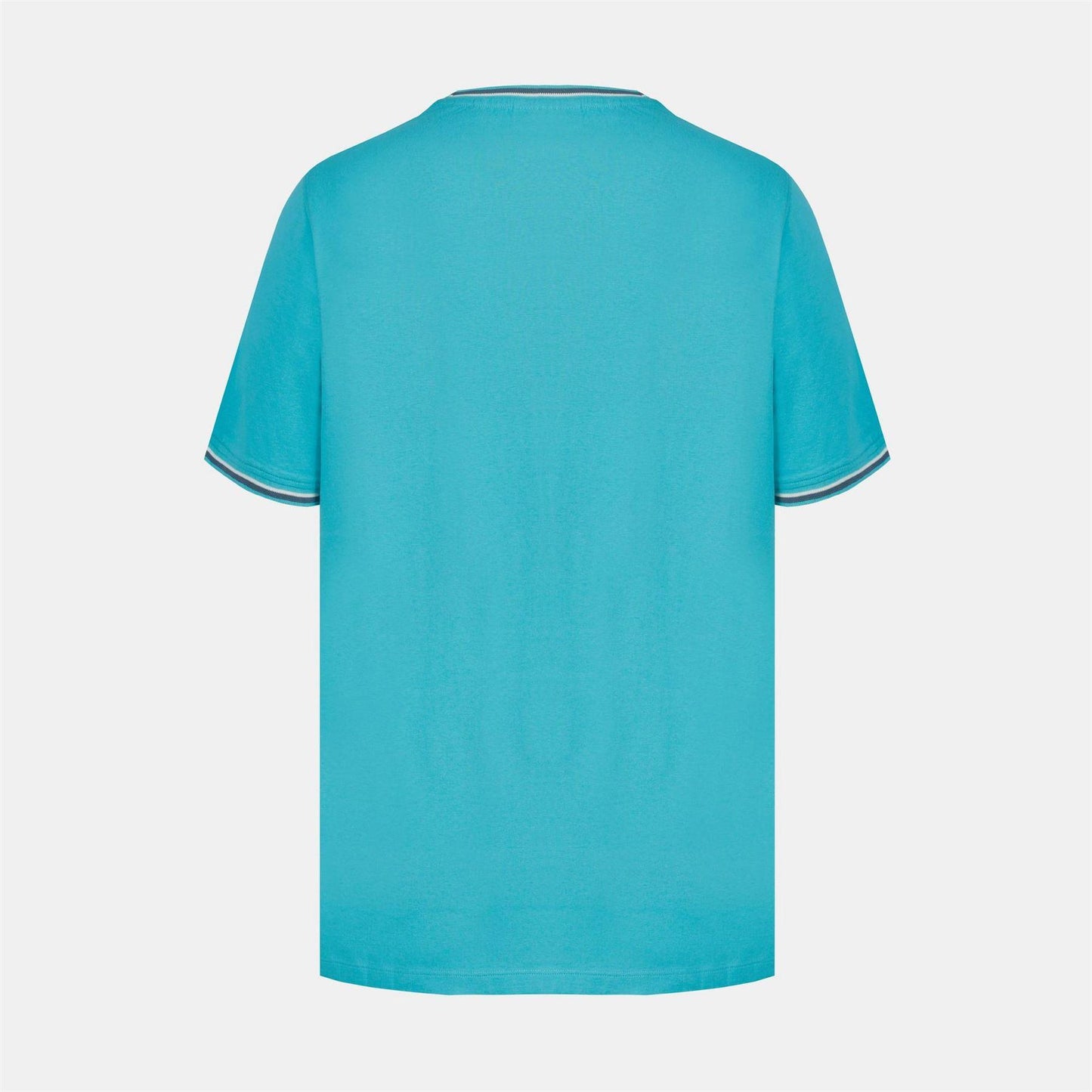 Light Teal - Side - Slazenger Mens Cotton T-Shirt