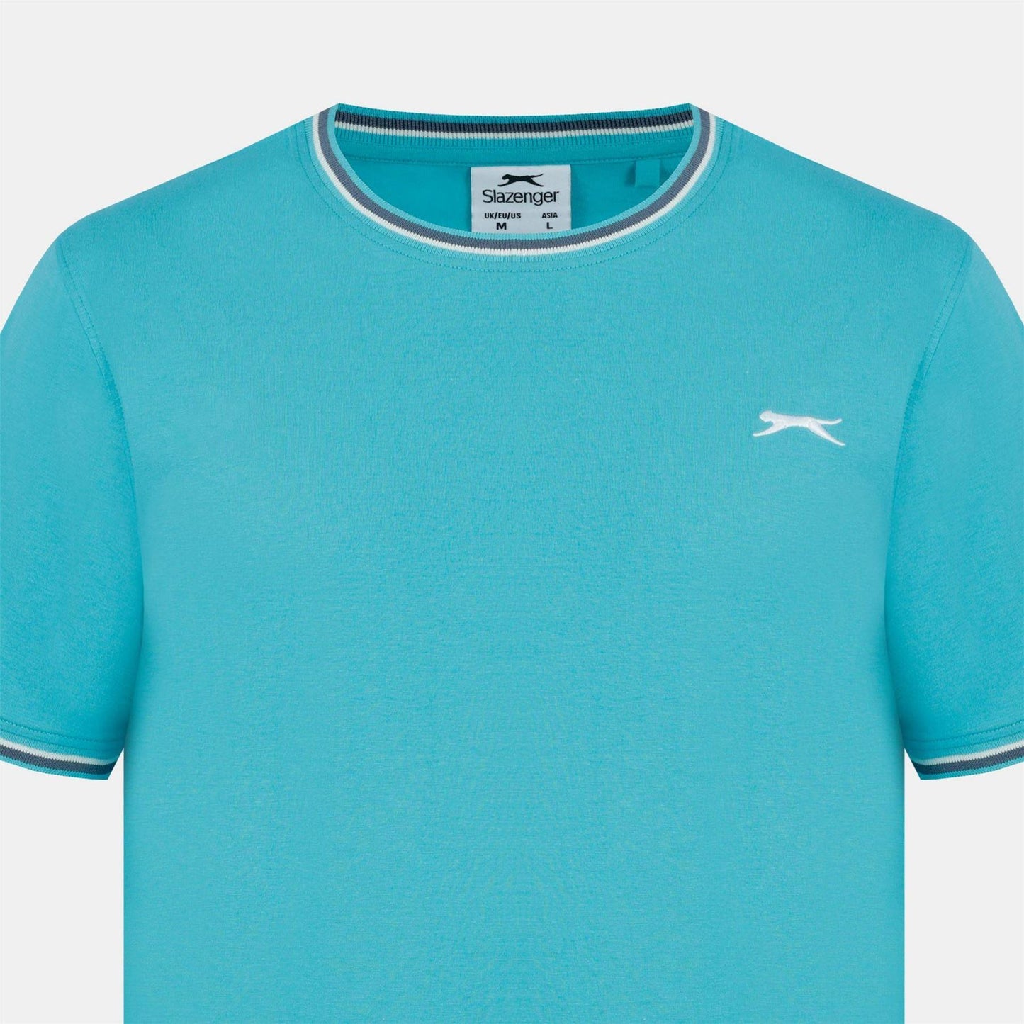 Light Teal - Lifestyle - Slazenger Mens Cotton T-Shirt
