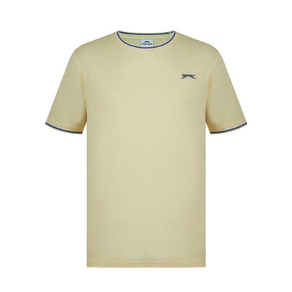 Yellow - Front - Slazenger Mens Cotton T-Shirt