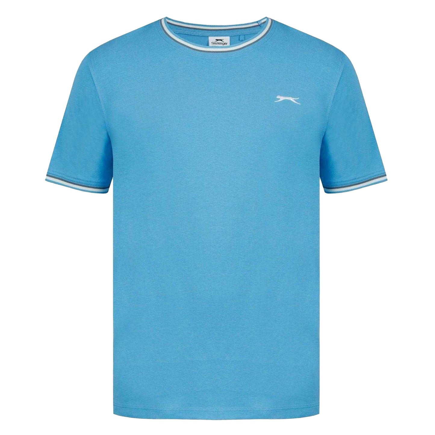 Bright Blue - Front - Slazenger Mens Cotton T-Shirt