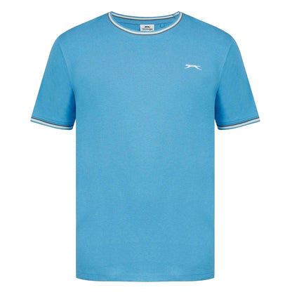 Bright Blue - Front - Slazenger Mens Cotton T-Shirt