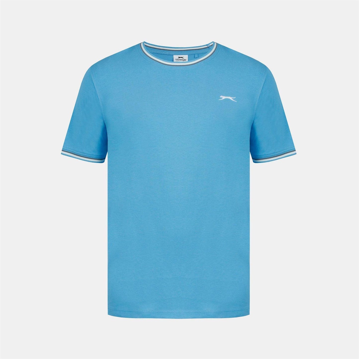 Bright Blue - Front - Slazenger Mens Cotton T-Shirt