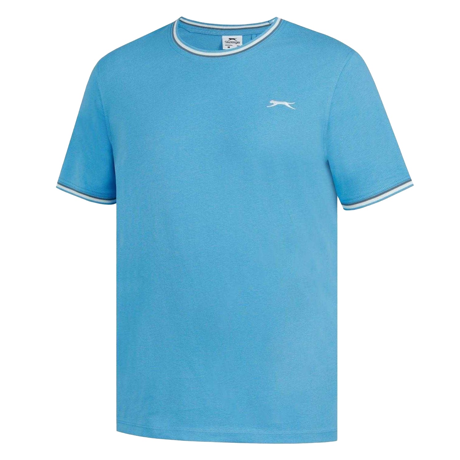 Bright Blue - Side - Slazenger Mens Cotton T-Shirt