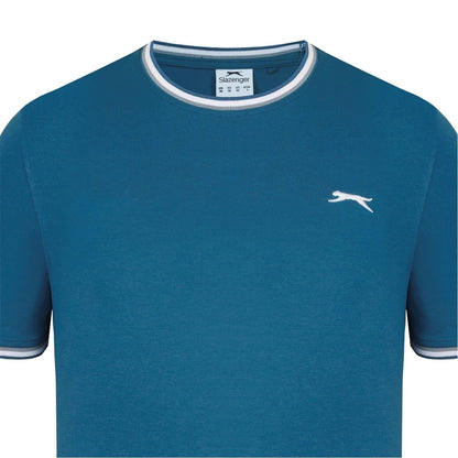 Teal - Lifestyle - Slazenger Mens Cotton T-Shirt