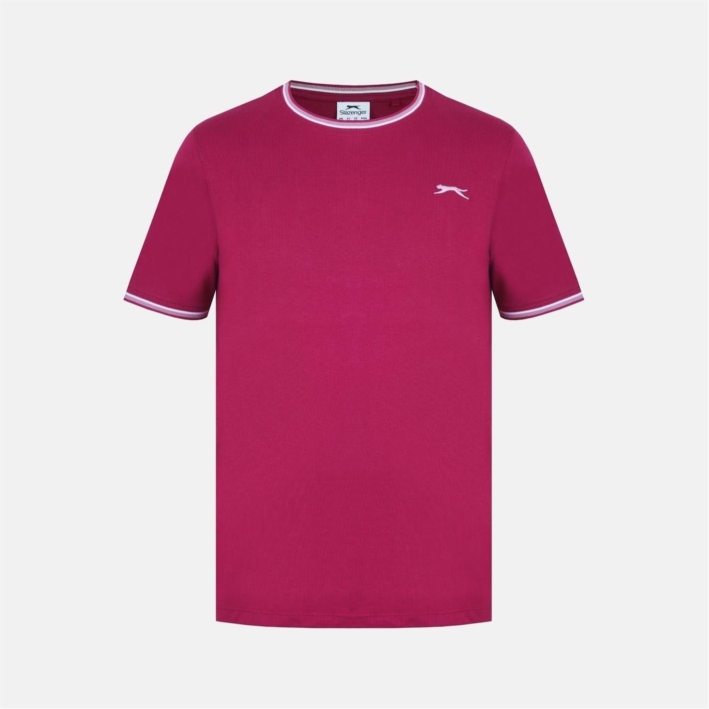 Berry - Front - Slazenger Mens Cotton T-Shirt