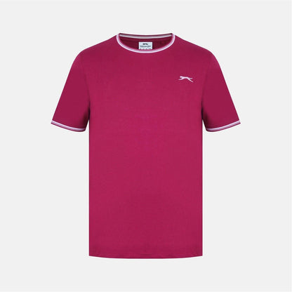 Berry - Front - Slazenger Mens Cotton T-Shirt