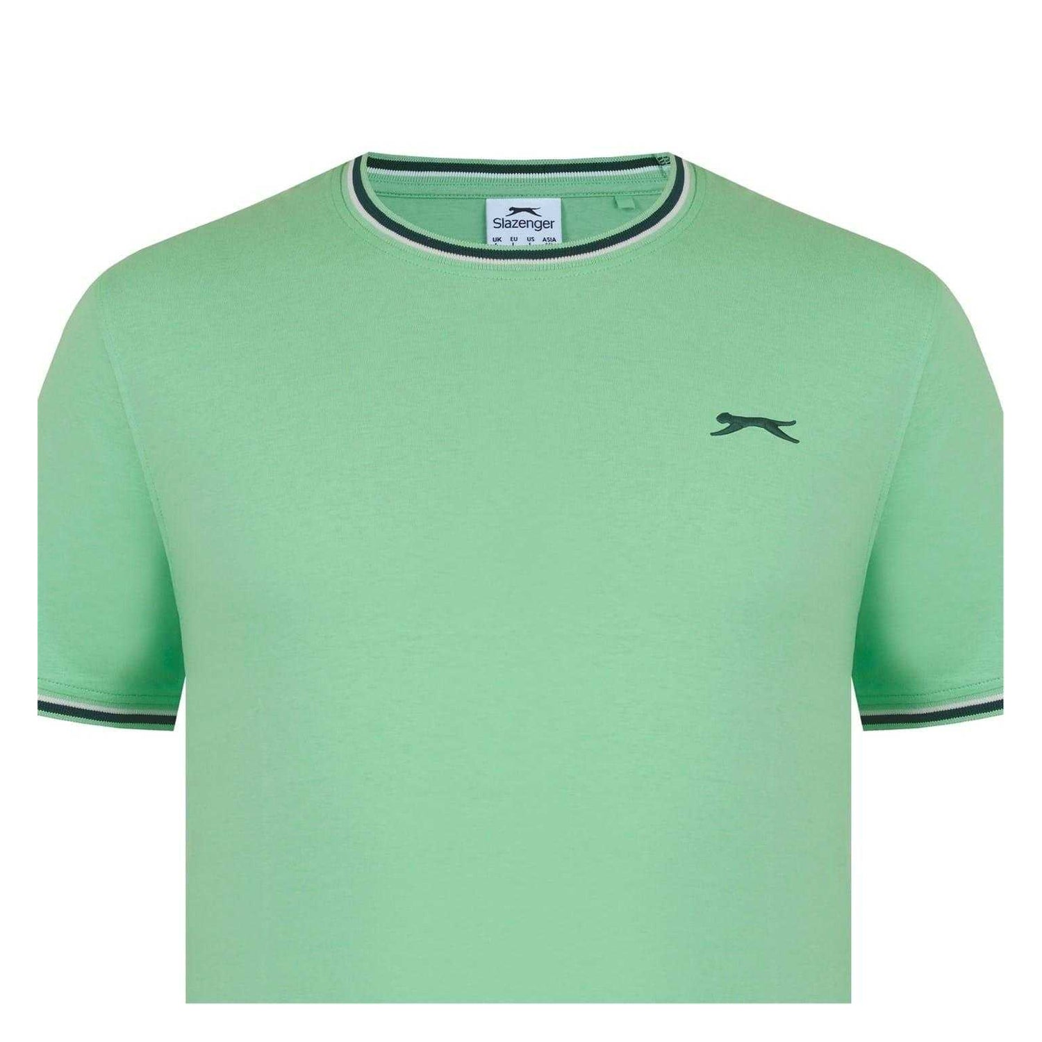 Bright Green - Lifestyle - Slazenger Mens Cotton T-Shirt