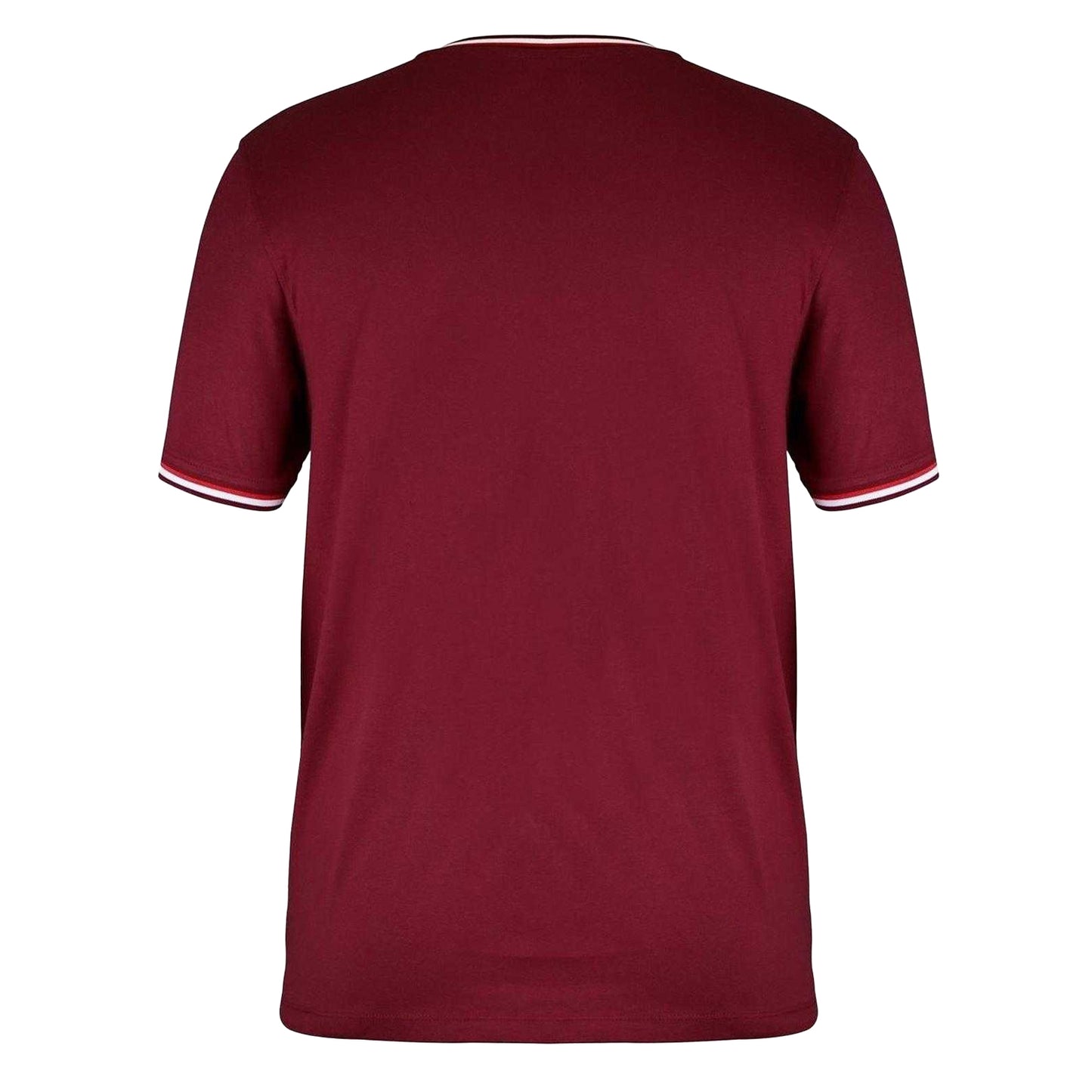 Burgundy Marl - Back - Slazenger Mens Cotton T-Shirt