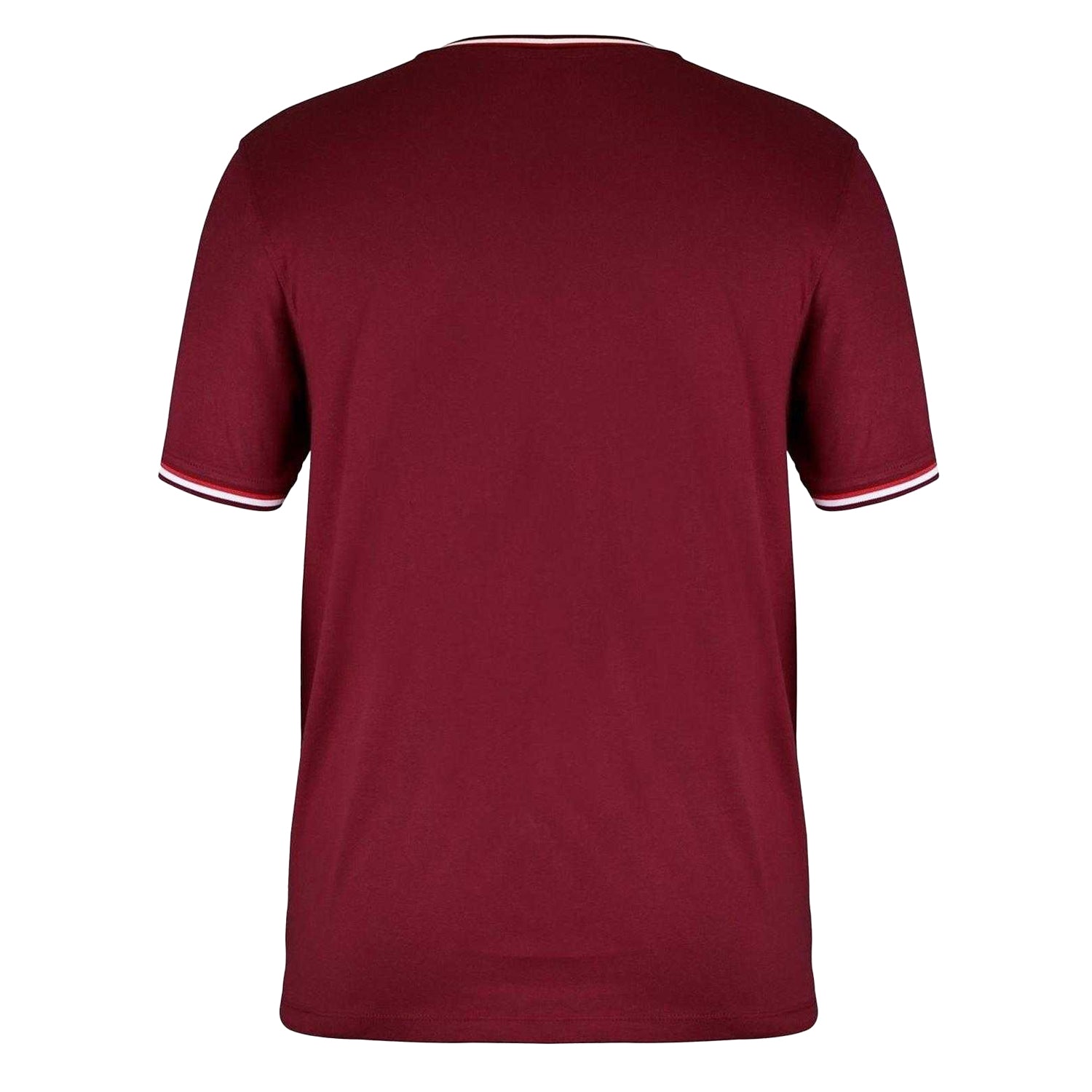 Burgundy Marl - Back - Slazenger Mens Cotton T-Shirt