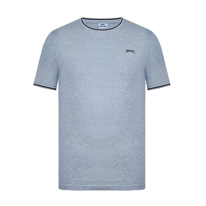 Grey Marl - Front - Slazenger Mens Cotton T-Shirt