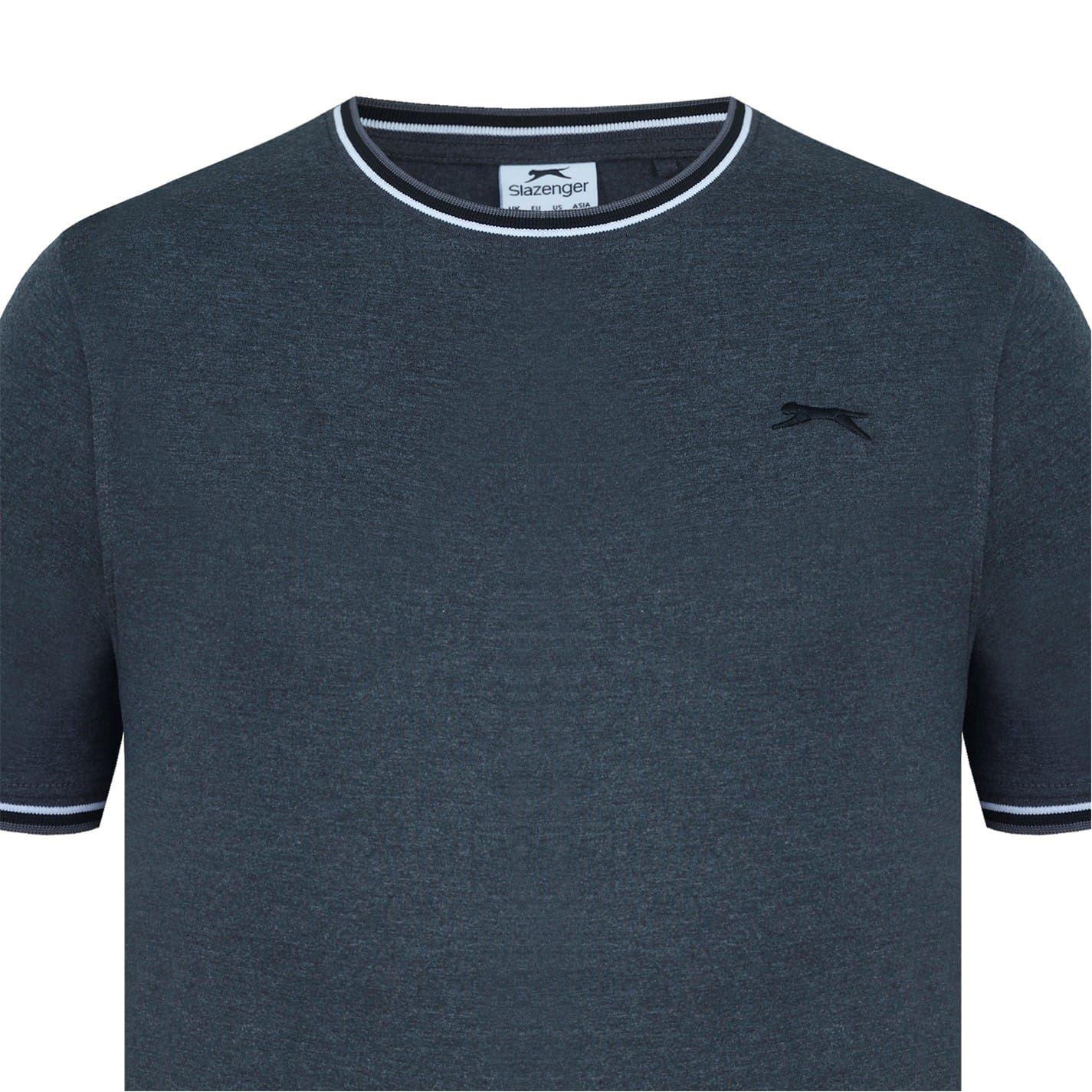 Charcoal Marl - Lifestyle - Slazenger Mens Cotton T-Shirt