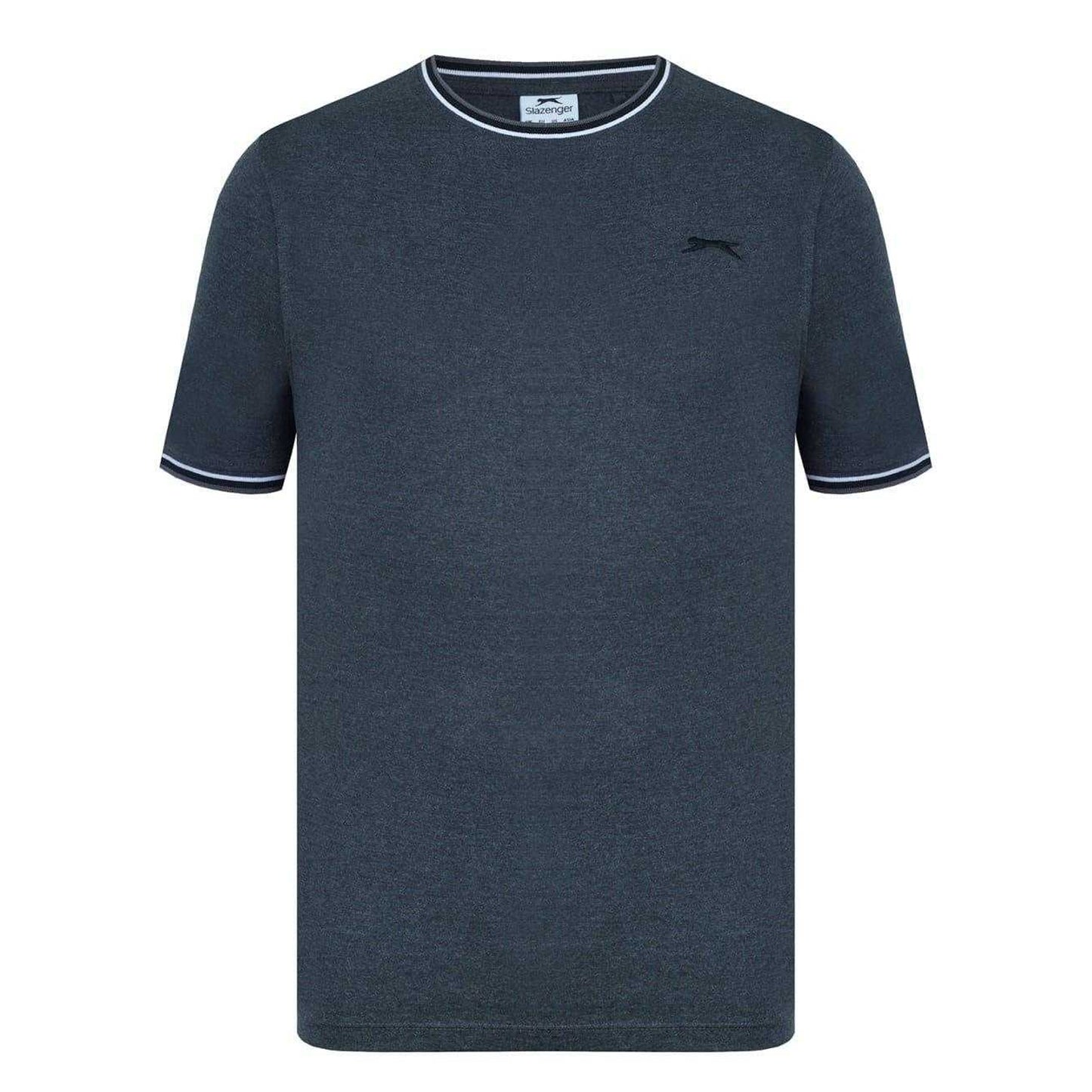 Charcoal Marl - Pack Shot - Slazenger Mens Cotton T-Shirt
