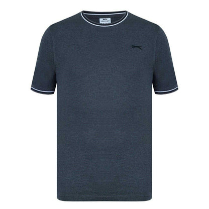Charcoal Marl - Pack Shot - Slazenger Mens Cotton T-Shirt