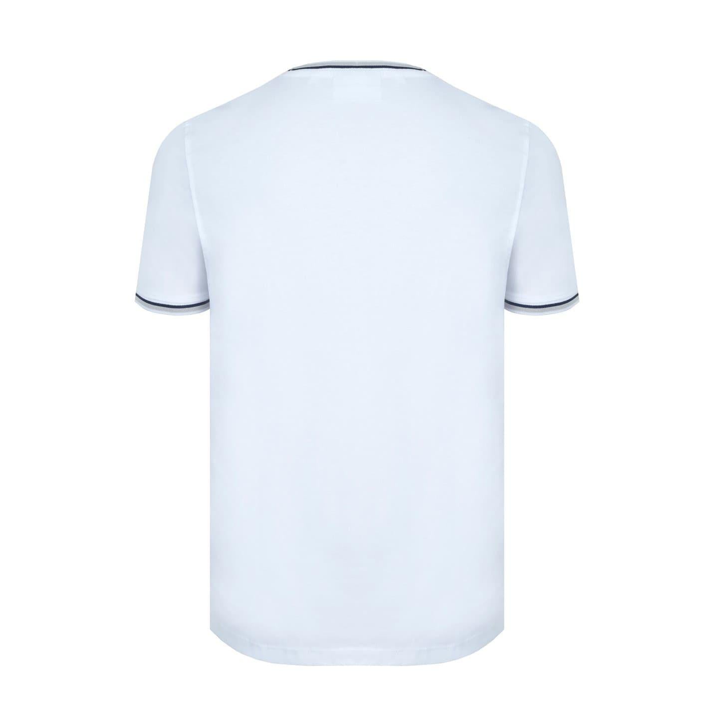 White - Back - Slazenger Mens Cotton T-Shirt