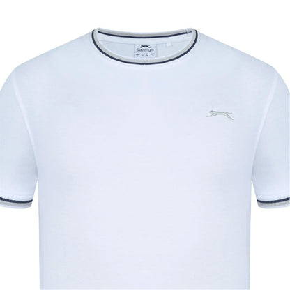 White - Lifestyle - Slazenger Mens Cotton T-Shirt