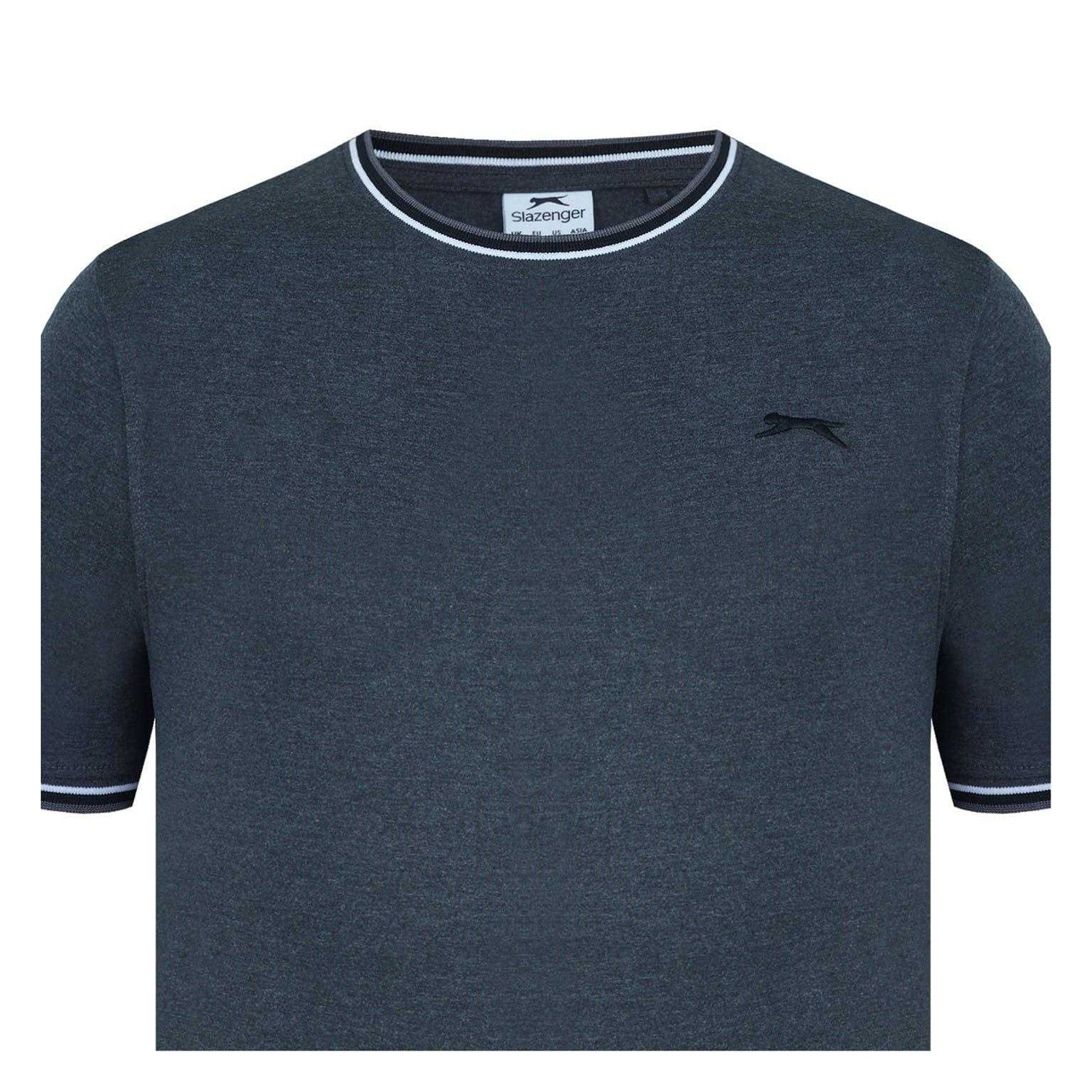 Charcoal Marl - Lifestyle - Slazenger Mens Cotton T-Shirt