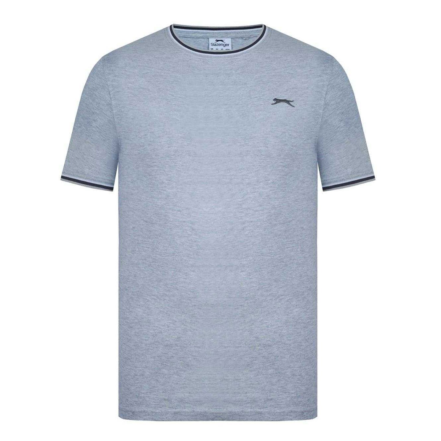 Grey Marl - Front - Slazenger Mens Cotton T-Shirt