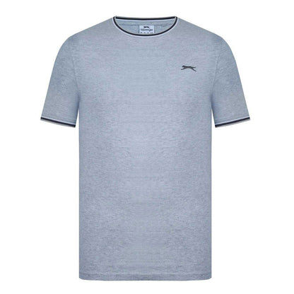 Grey Marl - Front - Slazenger Mens Cotton T-Shirt