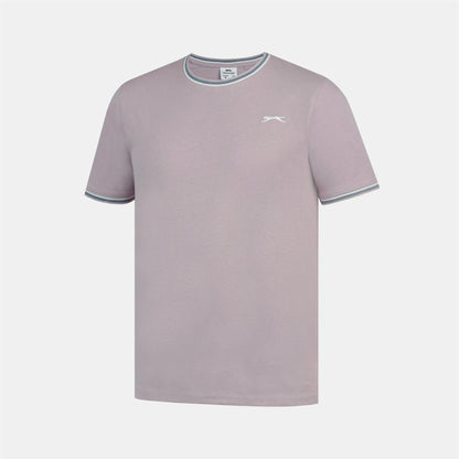 Lilac - Back - Slazenger Mens Cotton T-Shirt