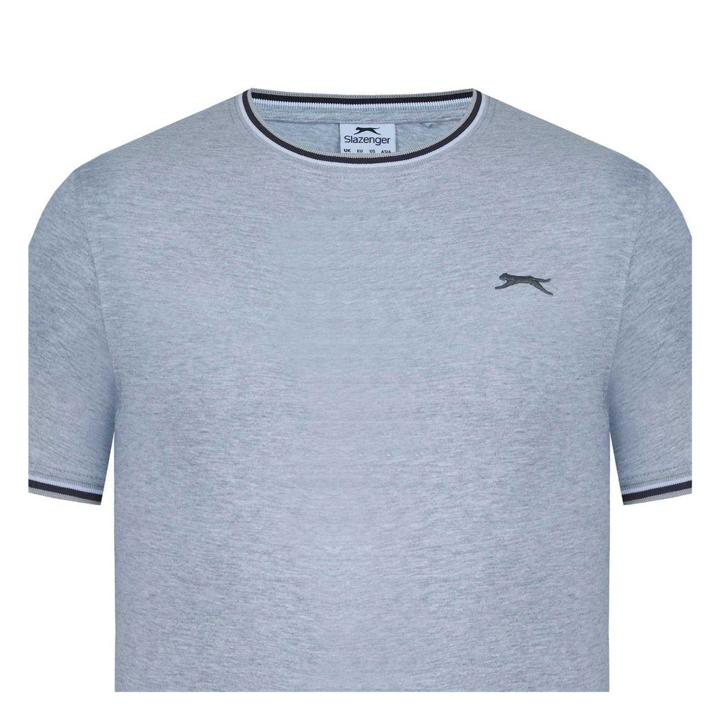 Grey Marl - Lifestyle - Slazenger Mens Cotton T-Shirt