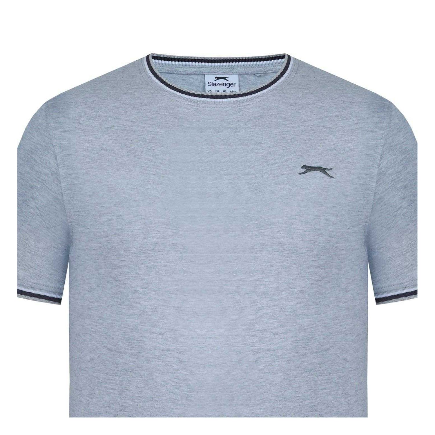 Grey Marl - Lifestyle - Slazenger Mens Cotton T-Shirt