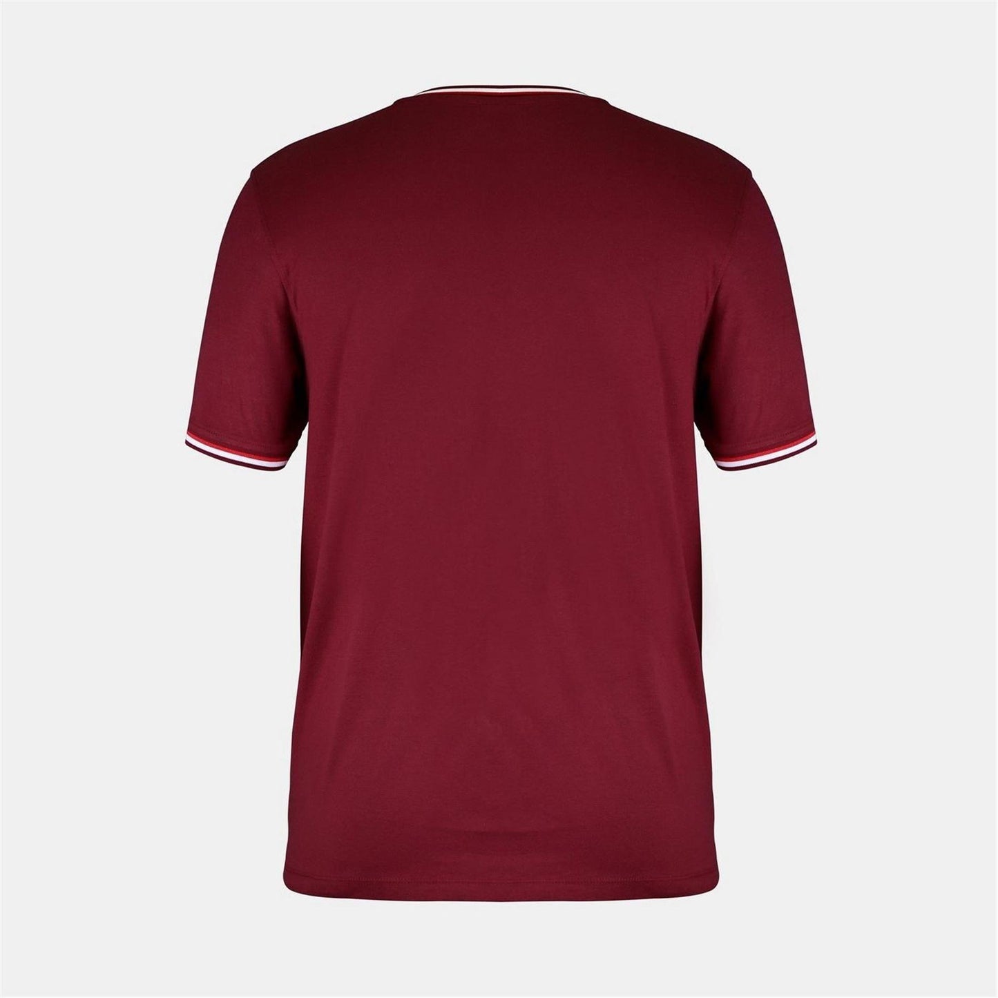 Burgundy Marl - Back - Slazenger Mens Cotton T-Shirt