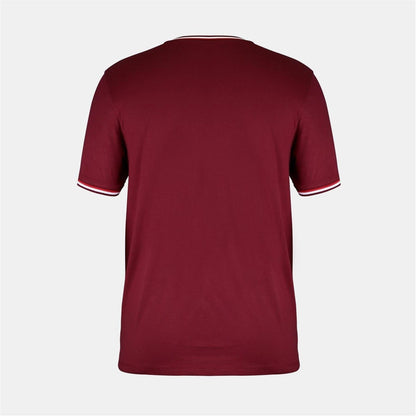 Burgundy Marl - Back - Slazenger Mens Cotton T-Shirt