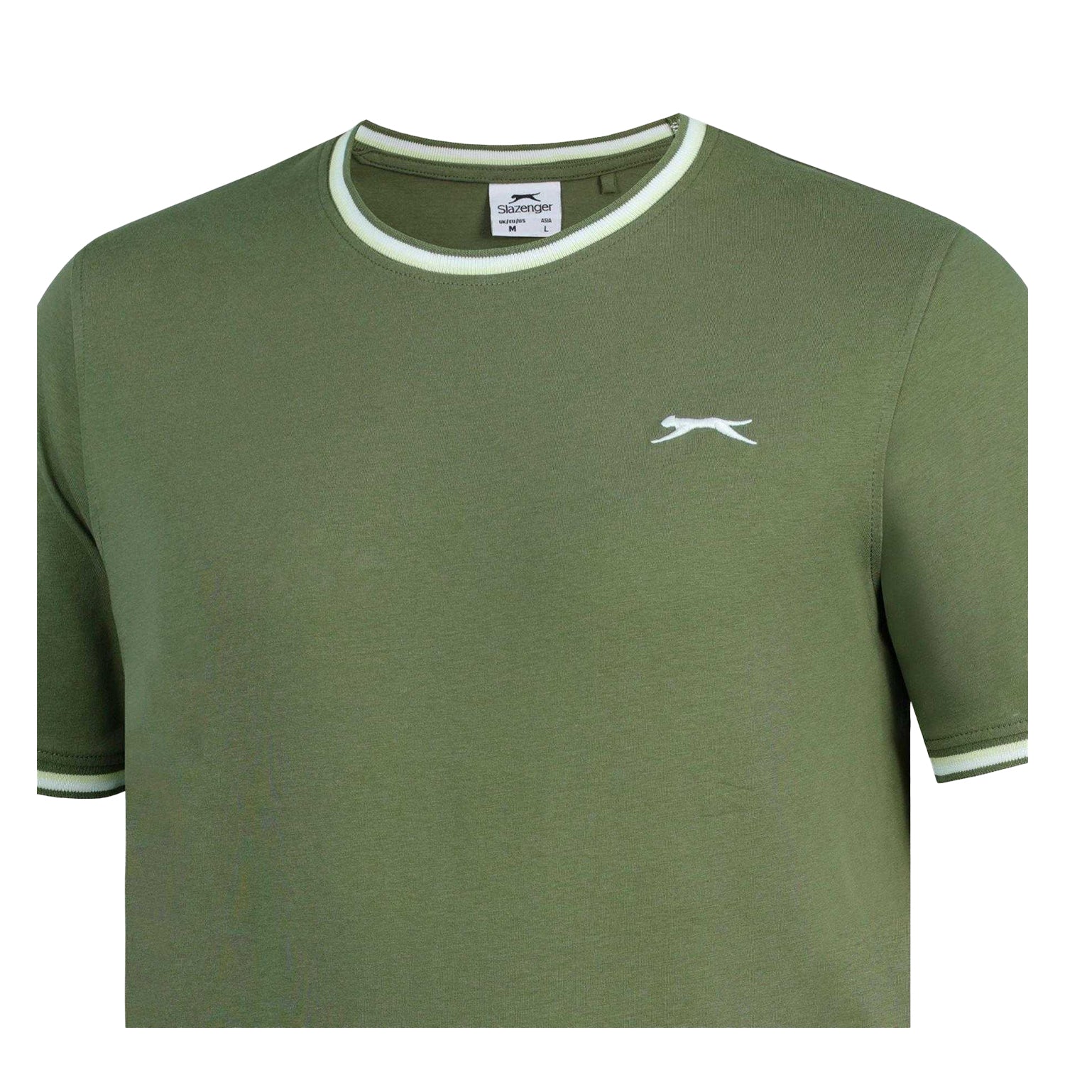 Khaki Green - Lifestyle - Slazenger Mens Cotton T-Shirt