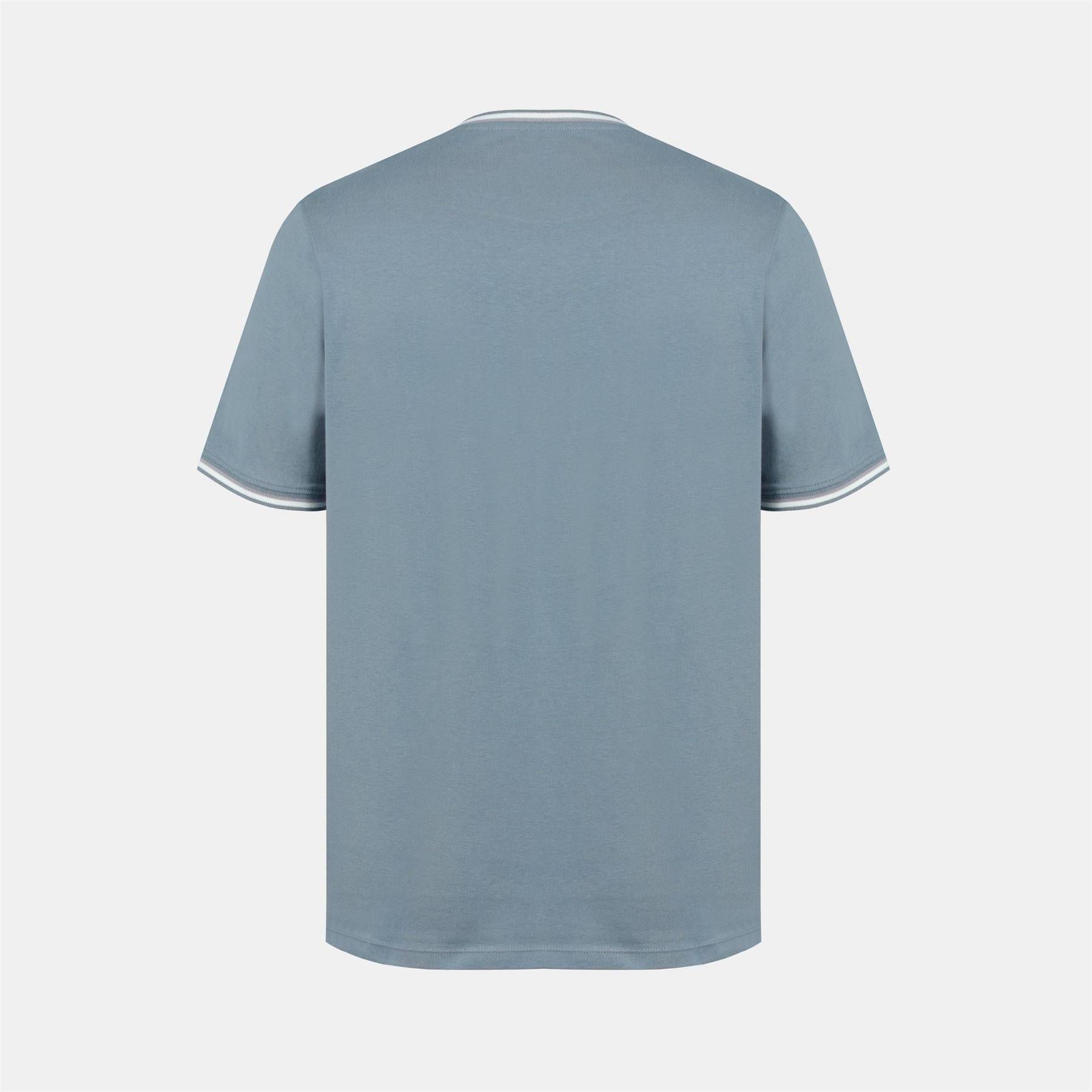 Slate Blue - Side - Slazenger Mens Cotton T-Shirt
