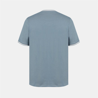 Slate Blue - Side - Slazenger Mens Cotton T-Shirt
