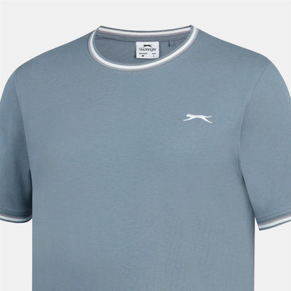 Slate Blue - Lifestyle - Slazenger Mens Cotton T-Shirt