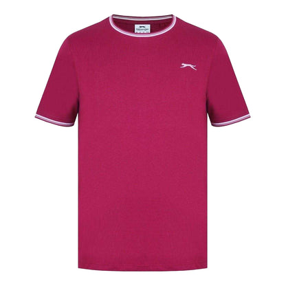 Berry - Front - Slazenger Mens Cotton T-Shirt