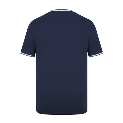 Navy - Back - Slazenger Mens Cotton T-Shirt