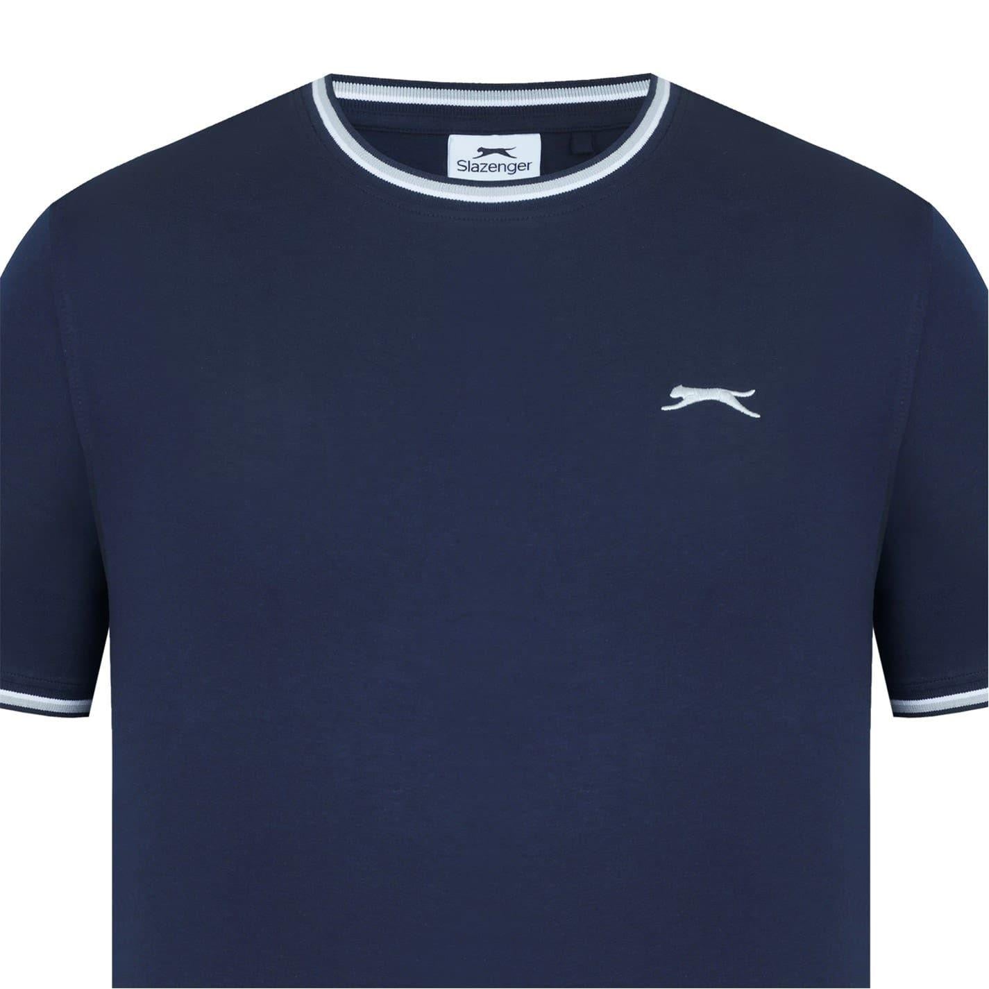Navy - Lifestyle - Slazenger Mens Cotton T-Shirt