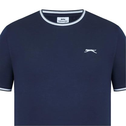 Navy - Lifestyle - Slazenger Mens Cotton T-Shirt