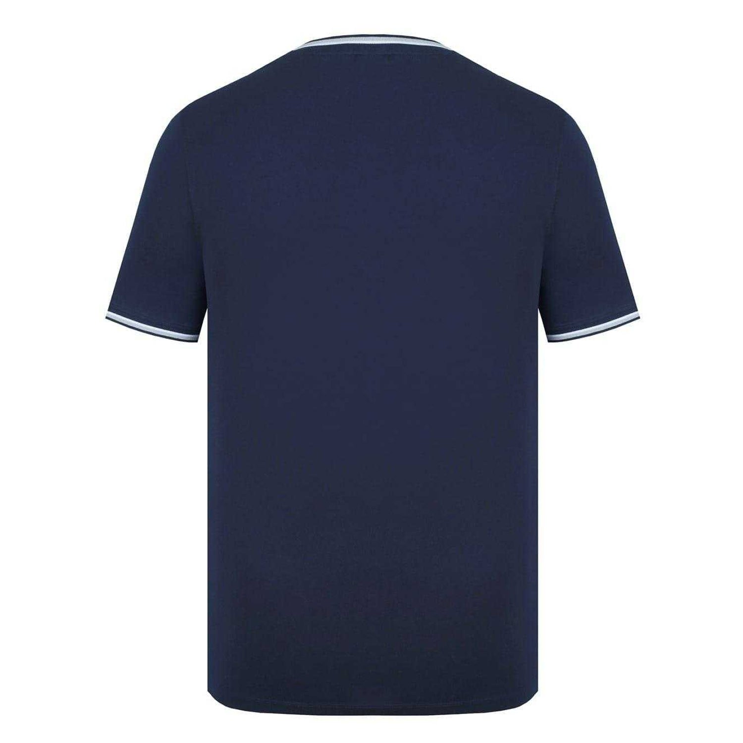 Navy - Back - Slazenger Mens Cotton T-Shirt