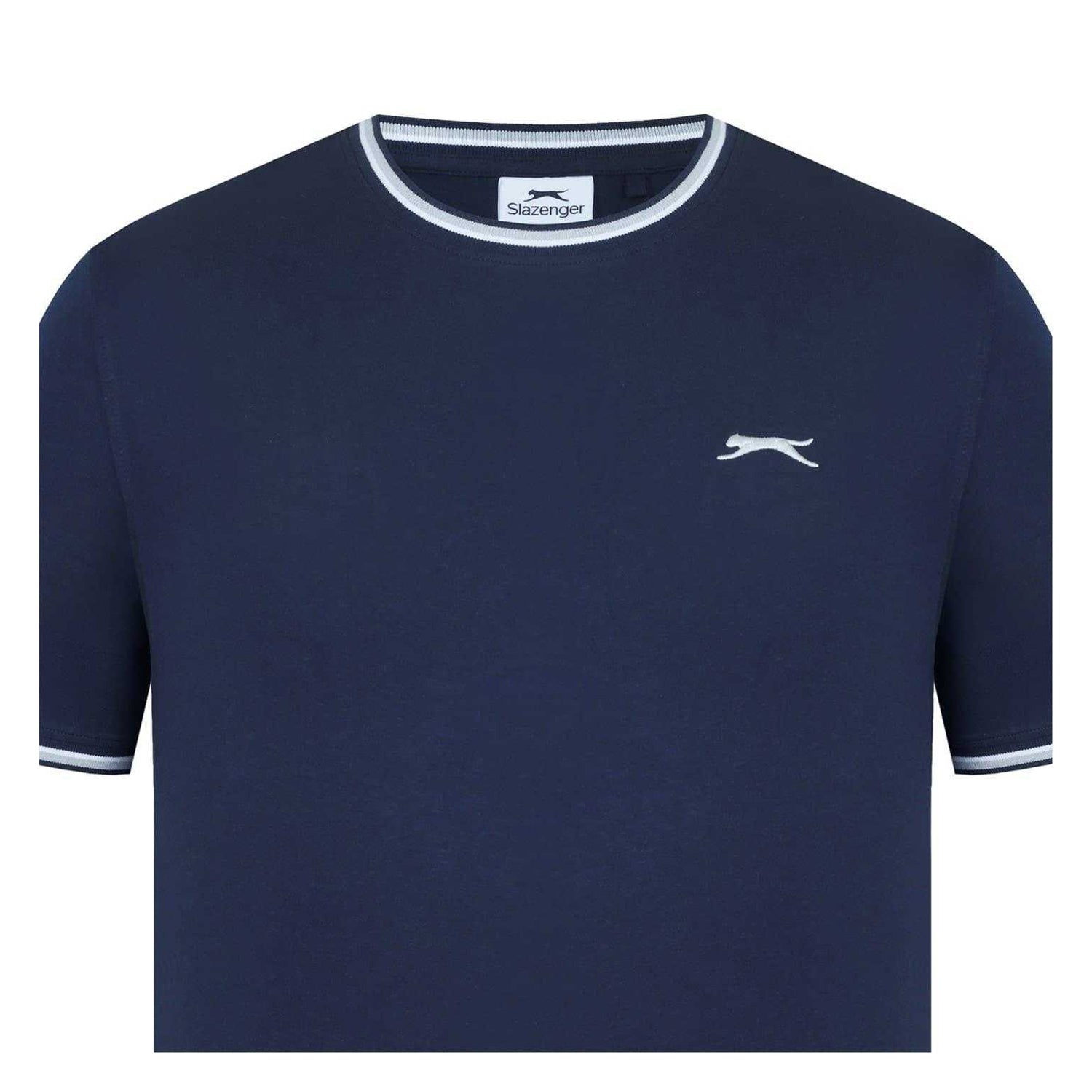 Navy - Lifestyle - Slazenger Mens Cotton T-Shirt