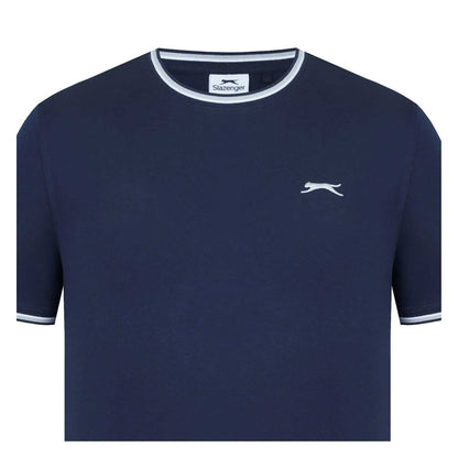 Navy - Lifestyle - Slazenger Mens Cotton T-Shirt
