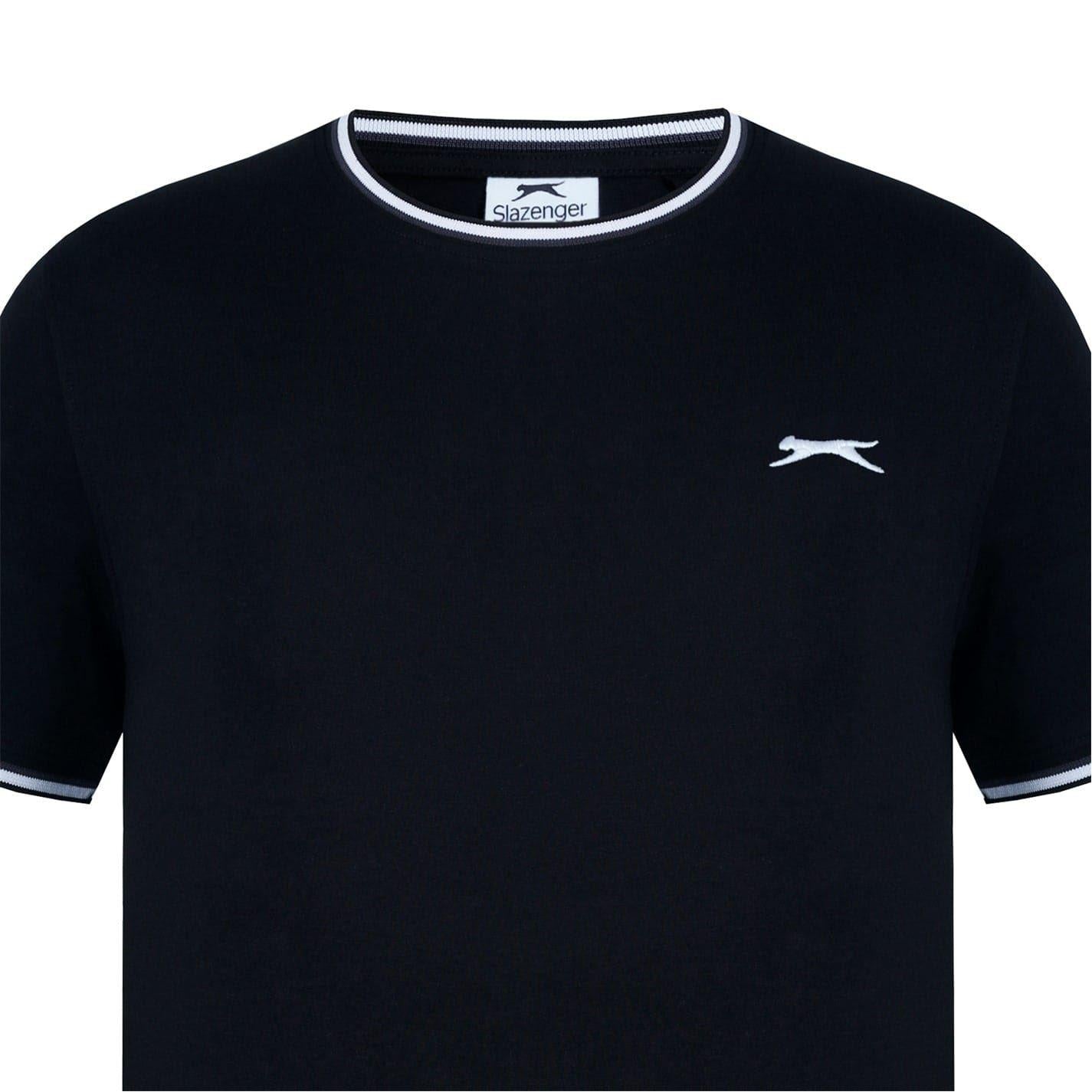 Black - Lifestyle - Slazenger Mens Cotton T-Shirt