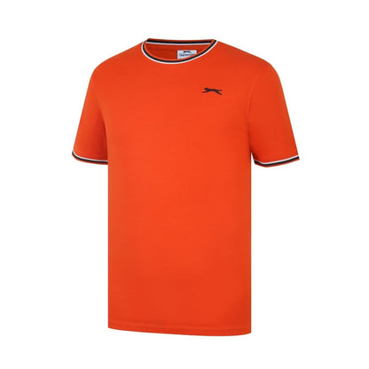 Spicy Orange - Side - Slazenger Mens Cotton T-Shirt