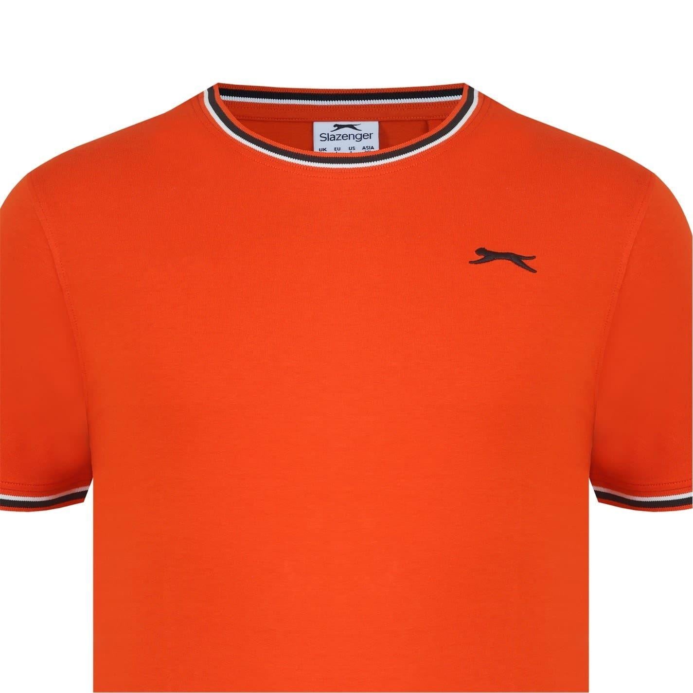 Spicy Orange - Lifestyle - Slazenger Mens Cotton T-Shirt