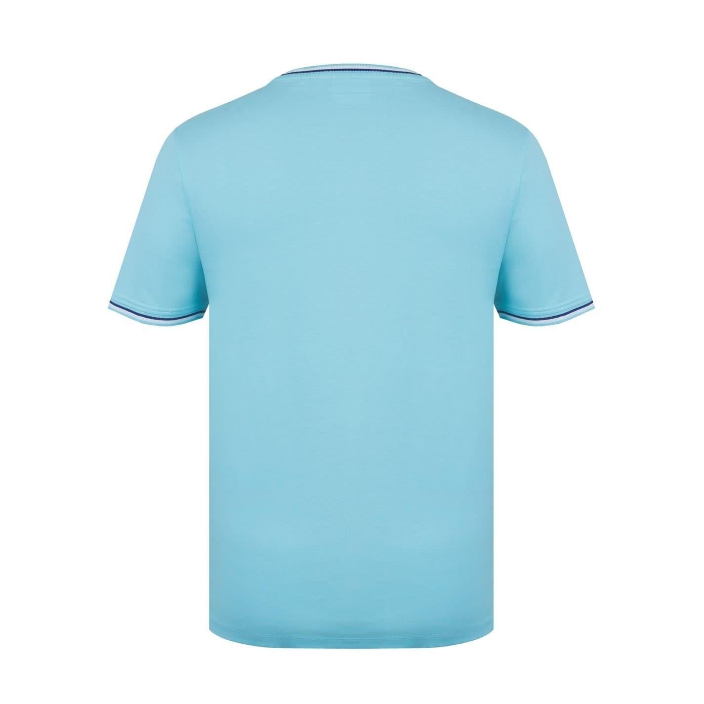 Aqua - Back - Slazenger Mens Cotton T-Shirt