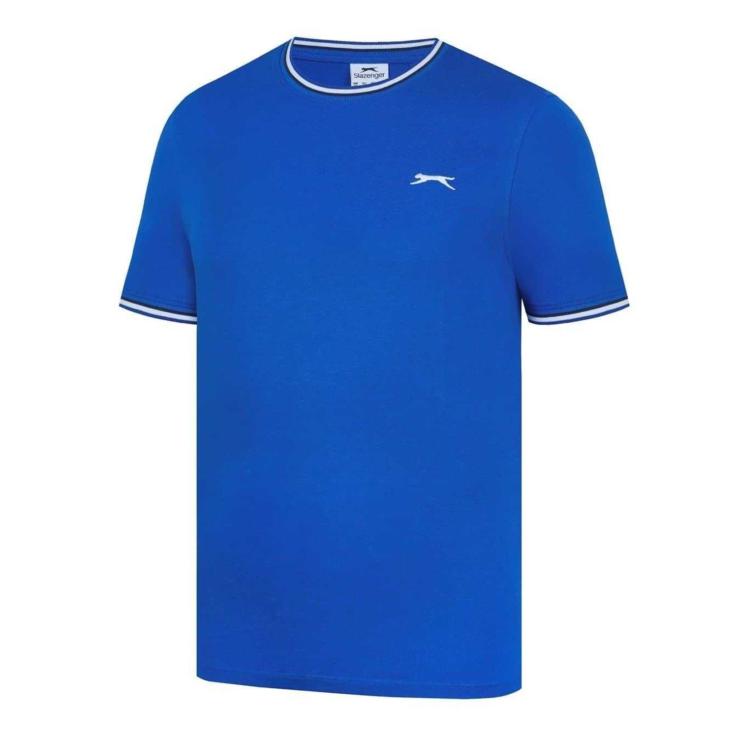 Royal Blue - Side - Slazenger Mens Cotton T-Shirt